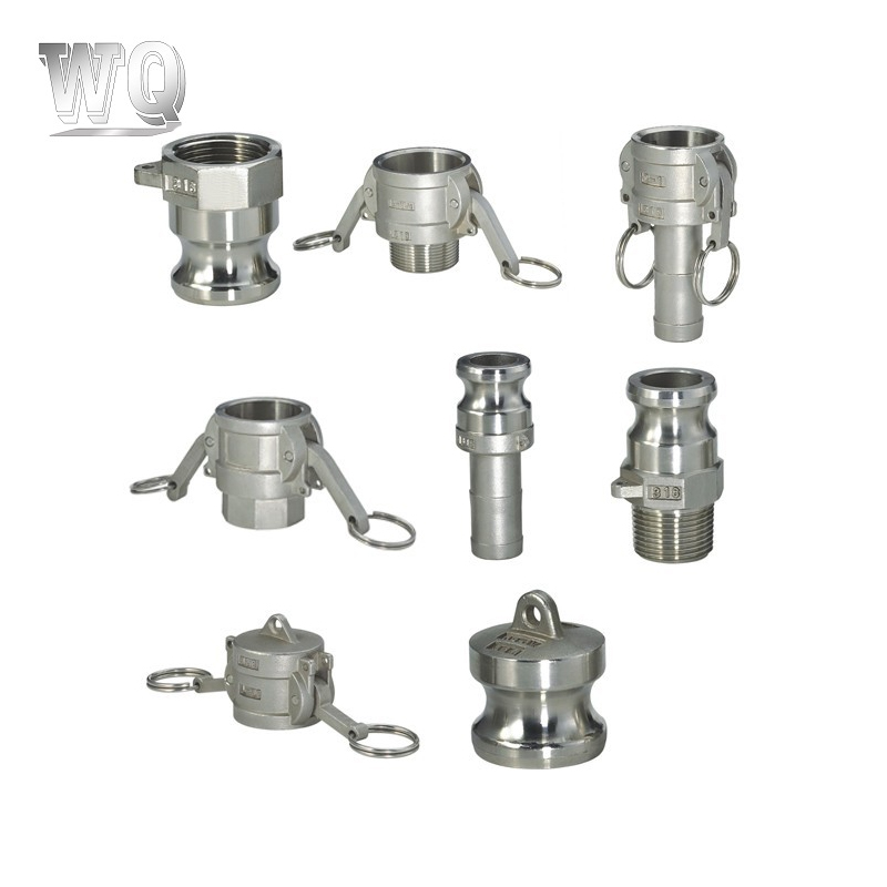 Stainless Steel Tube Connector Quick Release Camlock Couplings